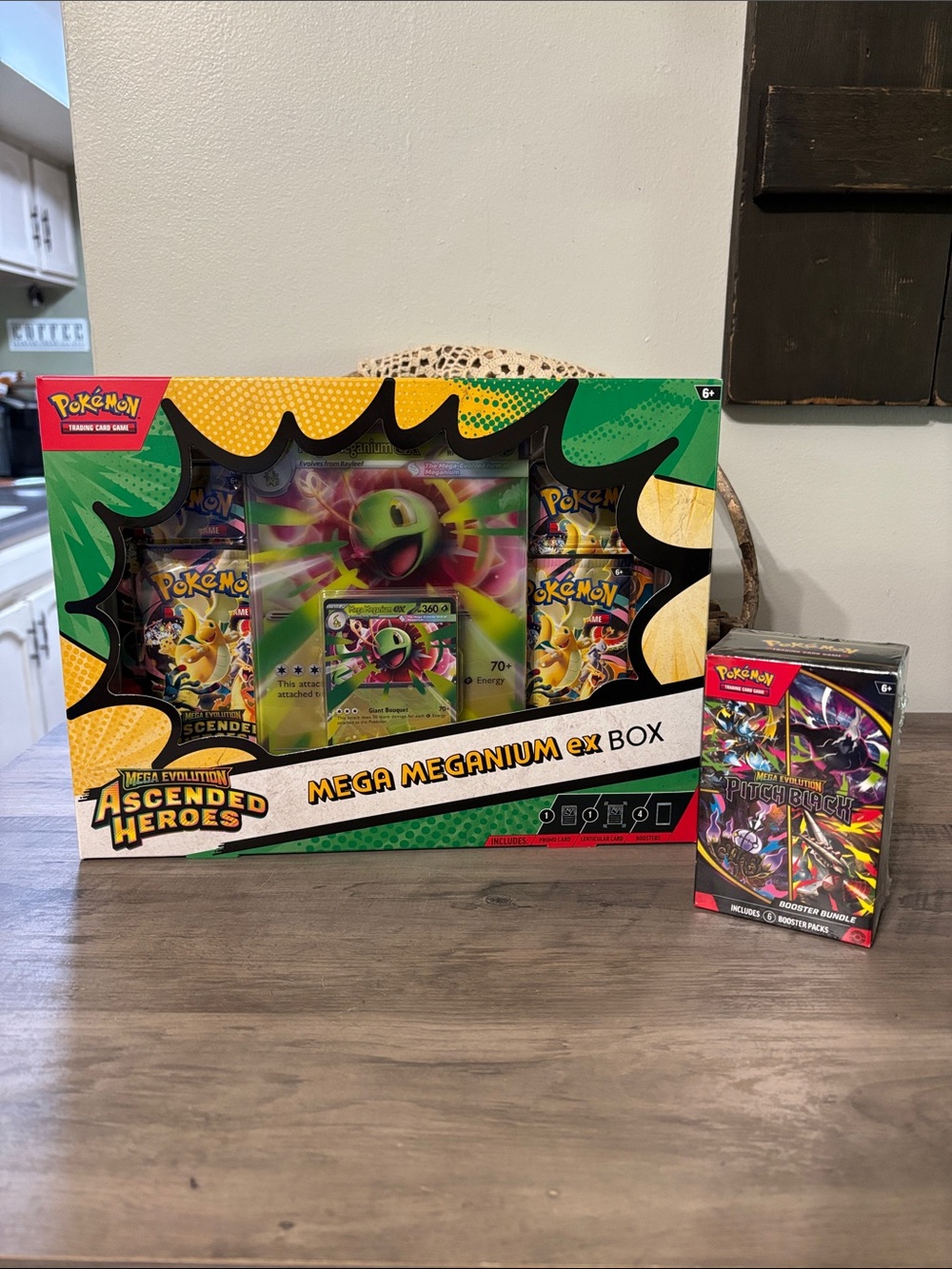 Pokémon TCG Mega Meganium exBox Ascended Heroes & Mega Evolution Pitch Black NEW